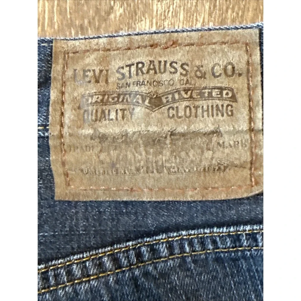 Levis 559 Relaxed Fit Men's 32x32 Selvedge Blue Jeans Fits 32x30